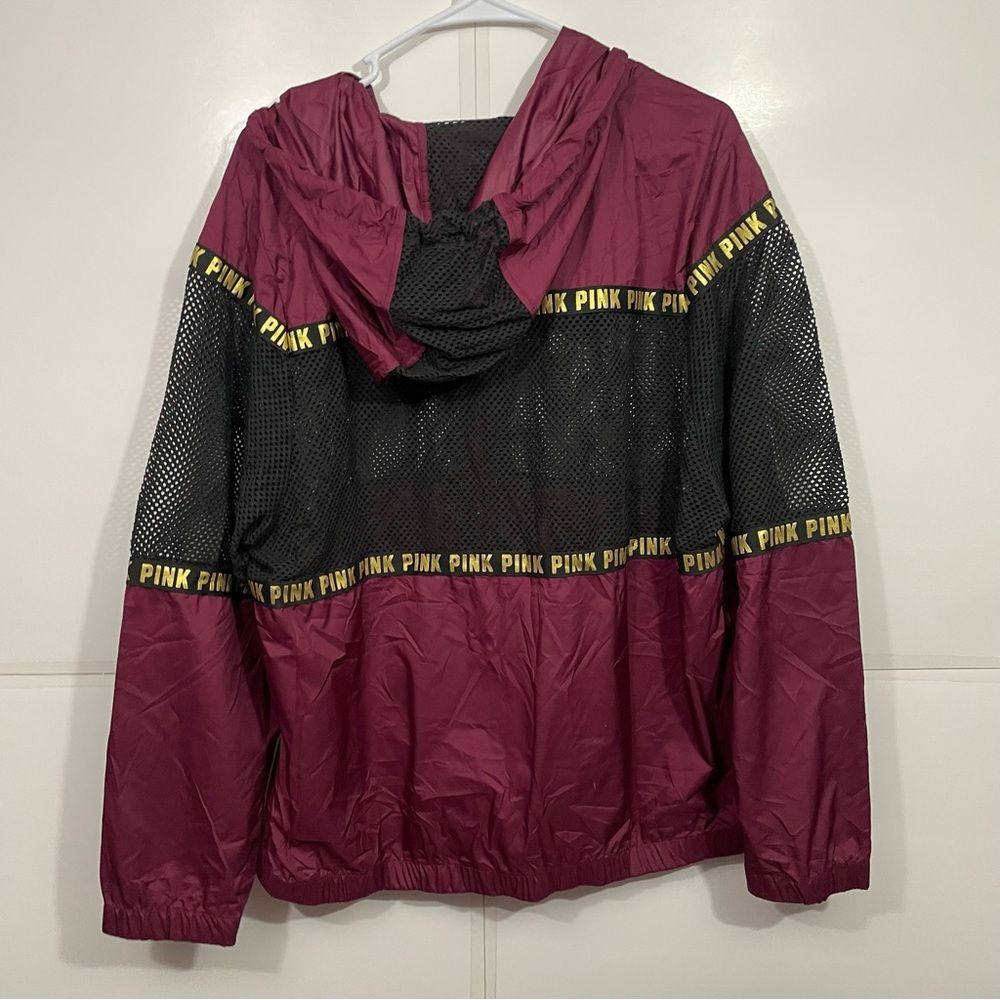 NWT Victoria’s Secret PINK Mesh Windbreaker Jacket - Picture 2 of 4